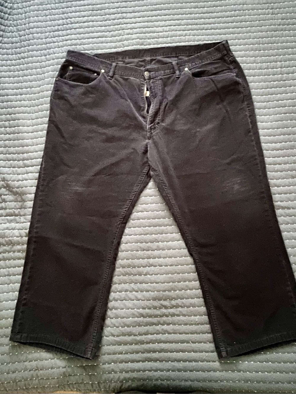 Vintage Polo Ralph Lauren navy corduroy pants, size 48/30